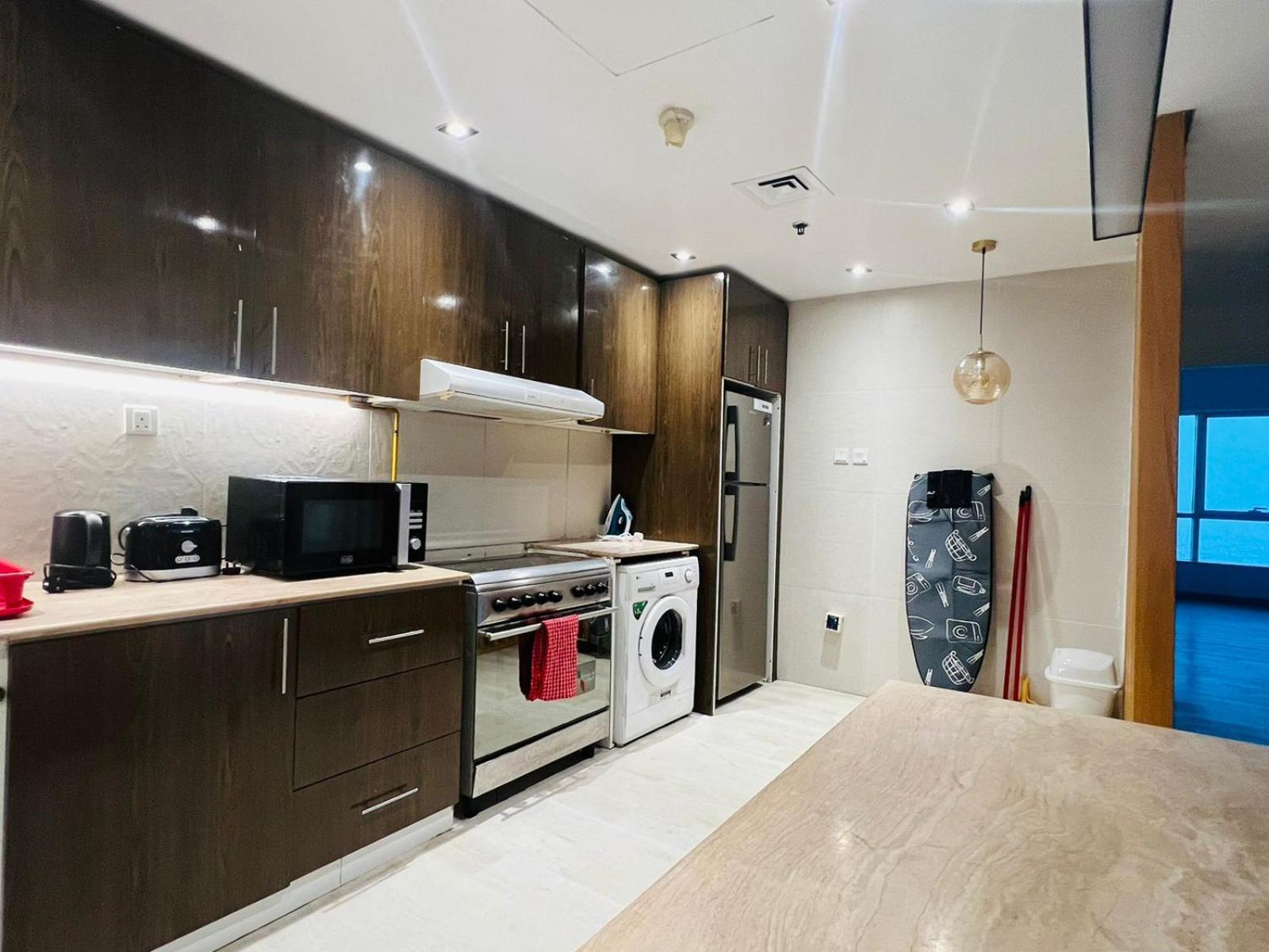 High Floor With City Skyline & Burj Khalifa View 3 Bedroom Unit Marina ดูไบ ภายนอก รูปภาพ