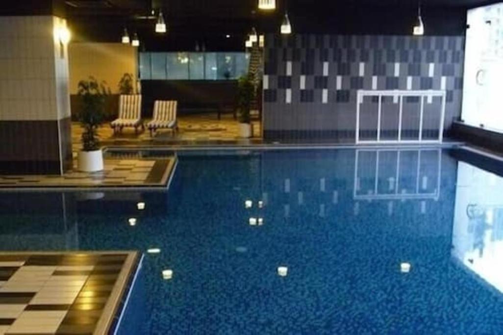 High Floor With City Skyline & Burj Khalifa View 3 Bedroom Unit Marina ดูไบ ภายนอก รูปภาพ
