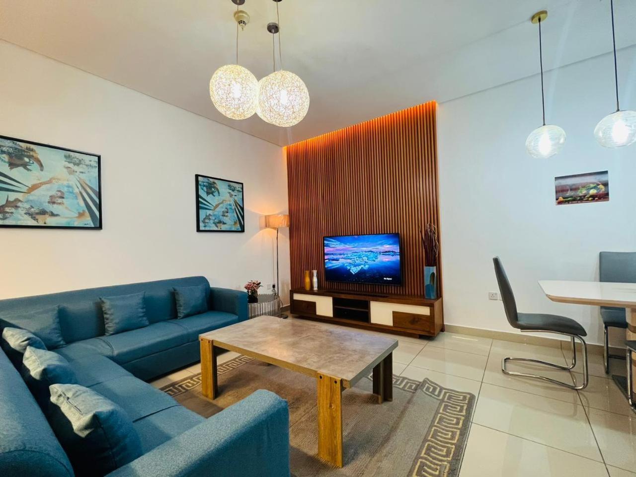 High Floor With City Skyline & Burj Khalifa View 3 Bedroom Unit Marina ดูไบ ภายนอก รูปภาพ