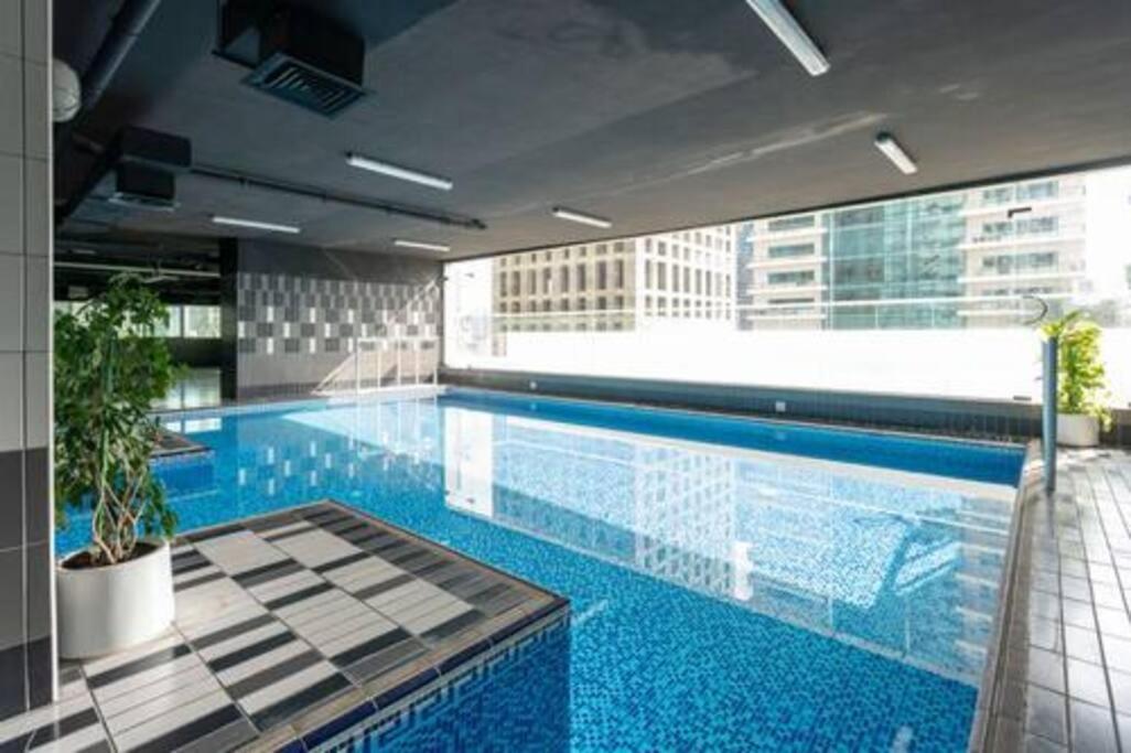 High Floor With City Skyline & Burj Khalifa View 3 Bedroom Unit Marina ดูไบ ภายนอก รูปภาพ