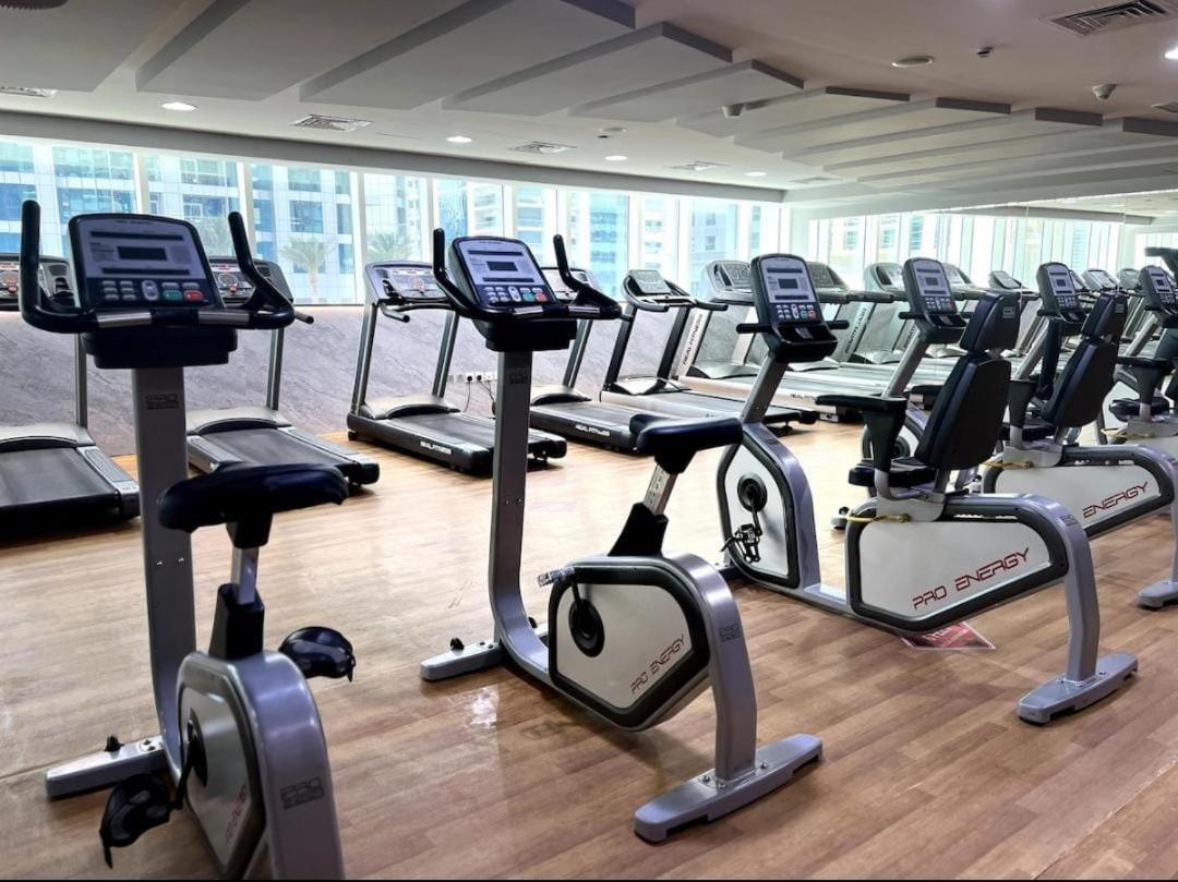 High Floor With City Skyline & Burj Khalifa View 3 Bedroom Unit Marina ดูไบ ภายนอก รูปภาพ