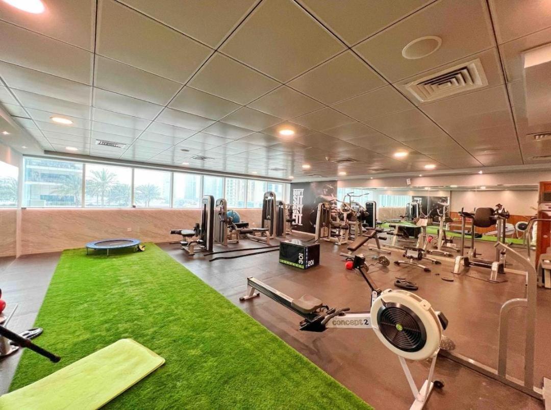 High Floor With City Skyline & Burj Khalifa View 3 Bedroom Unit Marina ดูไบ ภายนอก รูปภาพ