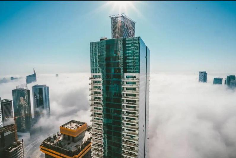 High Floor With City Skyline & Burj Khalifa View 3 Bedroom Unit Marina ดูไบ ภายนอก รูปภาพ